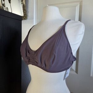 Athleta Purple Bikini Swim Top Size 40 B/C New With Tags